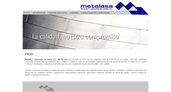 Desktop Screenshot of metalasa.es